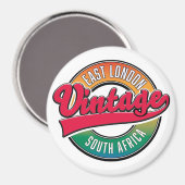 East London South Africa Logo Magnet (Vorderseite/Rückseite)