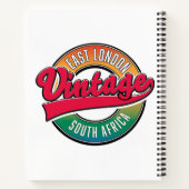 East London South Africa Logo Notizblock (Rückseite)