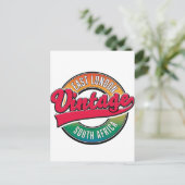 East London South Africa Logo Postkarte (Stehend Vorderseite)