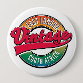 East London Südafrika Logo Button (Vorderseite)