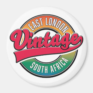 East London Südafrika Logo Magnet
