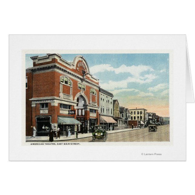 East Main Street View the American Theatre (Vorderseite (Horizontal))