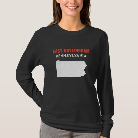 East Nottingham Pennsylvania USA State America Tra T-Shirt (Vorderseite)