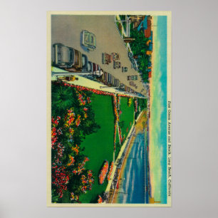 East Ocean Avenue and BeachLong Beach, CA Poster