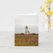 East Point Lighthouse Karte (Gelbe Blume)