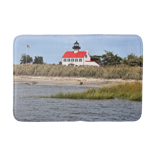 East Point Lighthouse, New Jersey Bath Mat Badematte (Vorderseite)