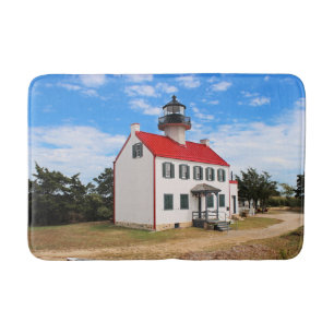 East Point Lighthouse, New Jersey Bath Mat Badematte