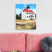 East Point Lighthouse, New Jersey Canvas Print Leinwanddruck (Insitu (Wohnzimmer))