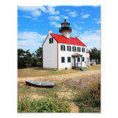 East Point Lighthouse, New Jersey Foto Print (Vorne)