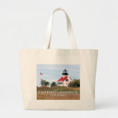 East Point Lighthouse, New Jersey Jumbo Tote Bag Stoffbeutel (Vorne)