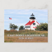 East Point Lighthouse, New Jersey Postcard Postkarte (Vorderseite)