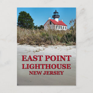 East Point Lighthouse, New Jersey Postcard Postkarte