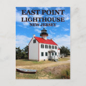 East Point Lighthouse, New Jersey Postcard Postkarte (Vorderseite)