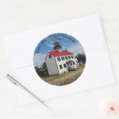 East Point Lighthouse, New Jersey Round Sticker (Umschlag)