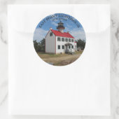 East Point Lighthouse, New Jersey Round Sticker (Tasche)