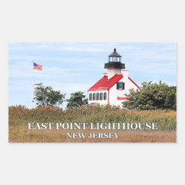 East Point Lighthouse, New Jersey Stickers