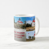 East Point Lighthouse, New Jersey Tasse (VorderseiteRechts)