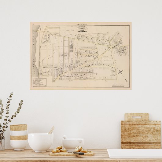 East Providence Rhode Island Poster (Küche)