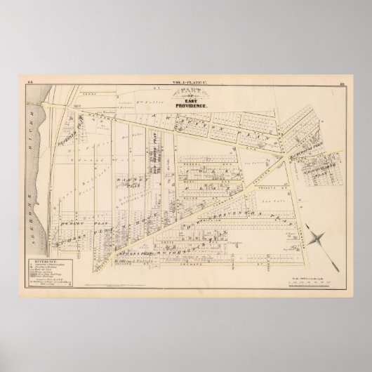 East Providence Rhode Island Poster (Vorne)