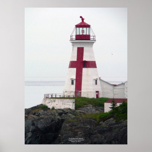 East Quoddy Head Lighthouse Poster (Vorne)