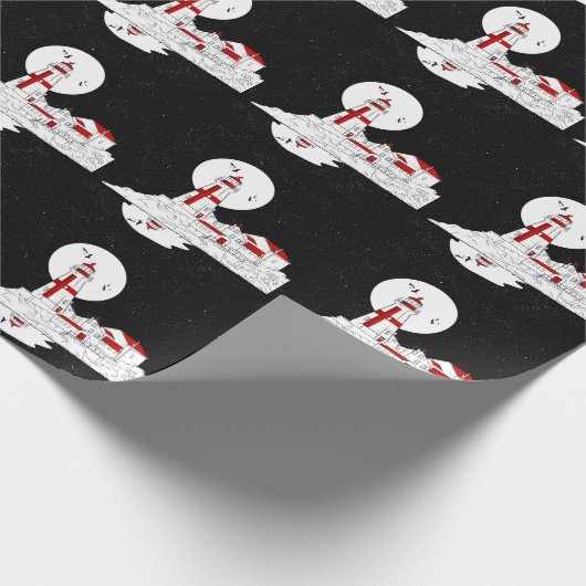 East Quoddy Head Lighthouse Wohnung Geschenkpapier (Ecke)