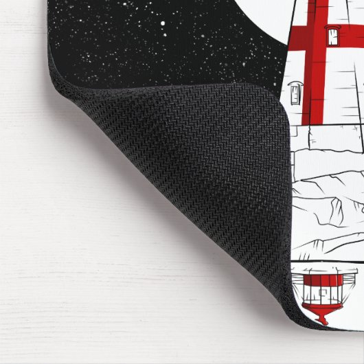 East Quoddy Head Lighthouse Wohnung Mousepad (Ecke)