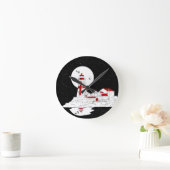 East Quoddy Head Lighthouse Wohnung Runde Wanduhr (Zuhause)