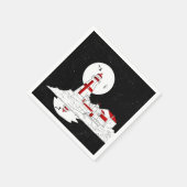 East Quoddy Head Lighthouse Wohnung Serviette (Ecke)