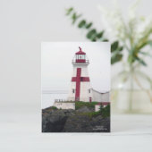East Quoddy Lighthouse Postcard Postkarte (Stehend Vorderseite)