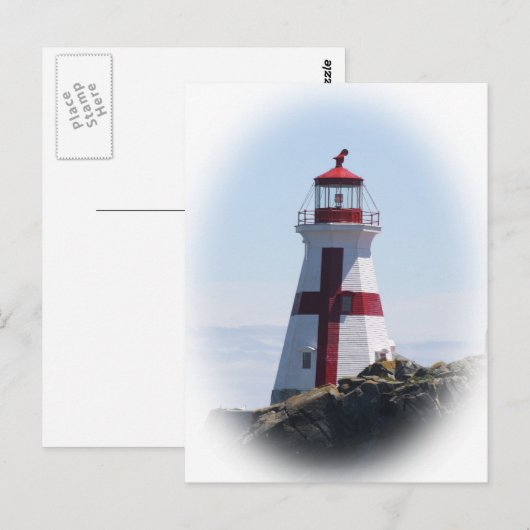 East Quoddy Lighthouse Postkarte (Vorne/Hinten)