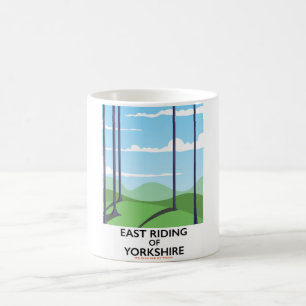 East Riding of Yorkshire Reiseplakat Kaffeetasse