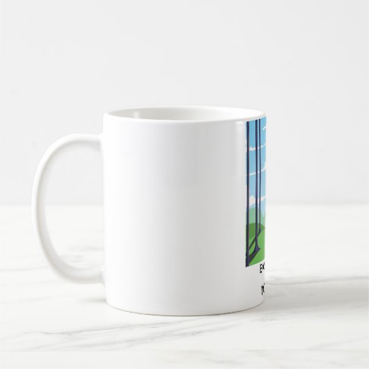 East Riding of Yorkshire Reiseplakat Kaffeetasse (Links)