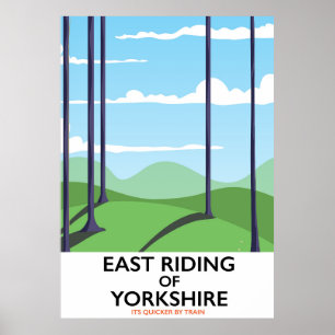 East Riding of Yorkshire Reiseplakat Poster