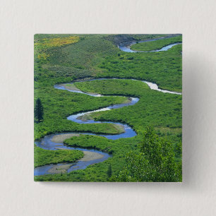 East River nahe der Stadt Crested Butte. Button
