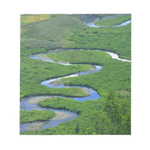 East River nahe der Stadt Crested Butte. Notizblock