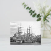 East River Ships, 1900 Postkarte (Stehend Vorderseite)