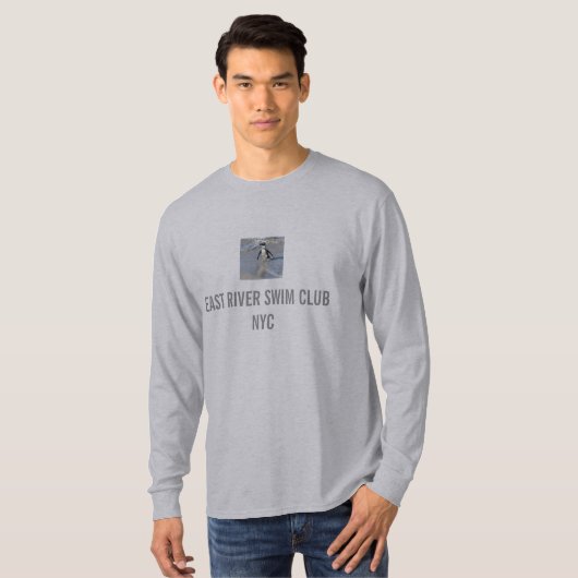 East River Swim Club NYC Long Sleeve T - Shirt (Vorne ganz)