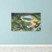 East Rock Park Blick auf den Pardee Rose Garden Leinwanddruck (Insitu (Holzboden))