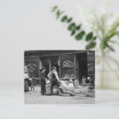 East Side Eviction, NYC, Anfang der 1900er Jahre Postkarte (Stehend Vorderseite)