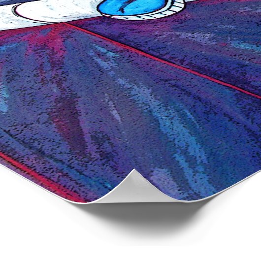 East Side Gallery, Berliner Mauer, Escape Climb Poster (Ecke)