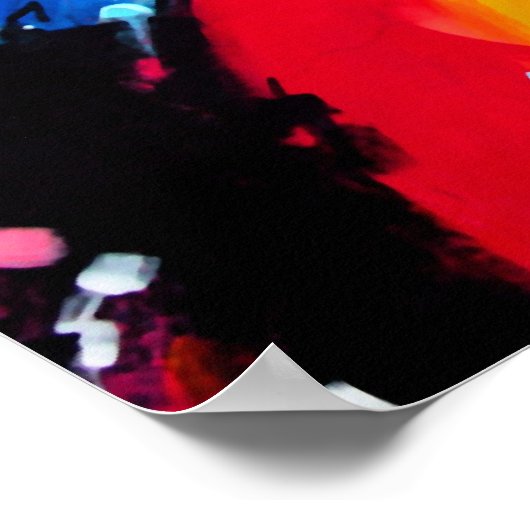 East Side Gallery, Berliner Mauer, Flaggen Poster (Ecke)