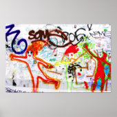 East Side Gallery, Berliner Mauer, Graffiti (2) Poster (Vorne)