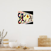 East Side Gallery, Berliner Mauer, Tanzfreiheit Poster (Küche)