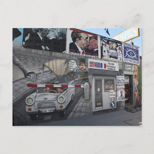 East Side Gallery Postkarte (Vorderseite)