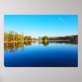 East Side Lake Reflection Poster (Vorne)