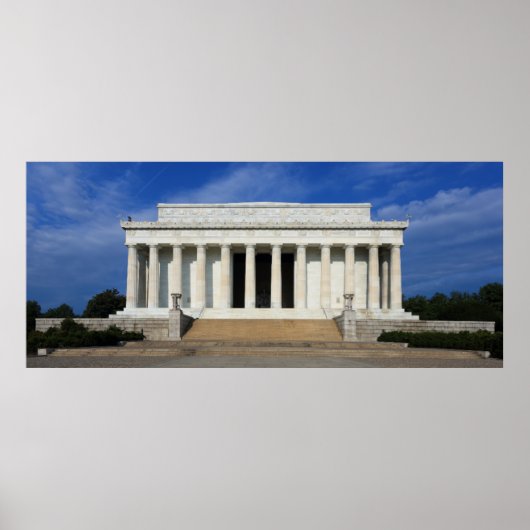 East Side of the Lincoln Memorial Washington D.C. Poster (Vorne)