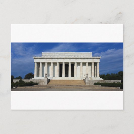 East Side of the Lincoln Memorial Washington D.C. Postkarte (Vorderseite)