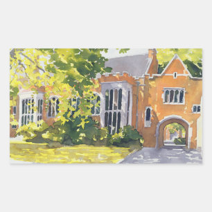 East Side Old Hall Lincoln's Inn 1983 Rechteckiger Aufkleber