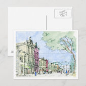 East Sixth Street, Austin, Texas Postkarte (Vorne/Hinten)