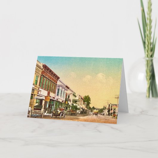 East Street Healdsburg Card (Vorderseite)